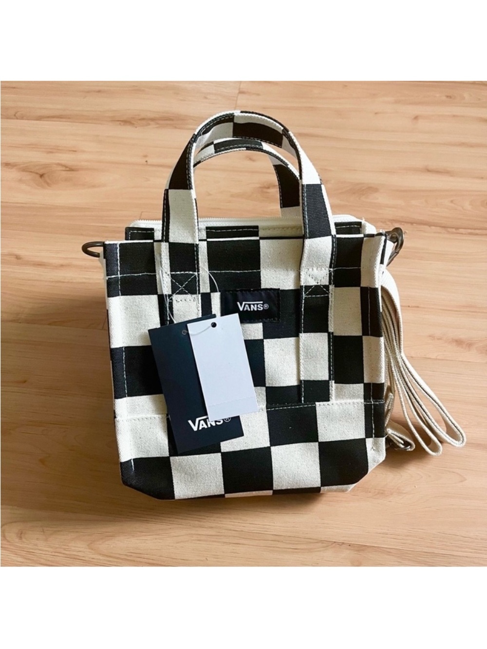 Vans Lil Pergs Checkerboard Tote Bag - Picture 6 of 11